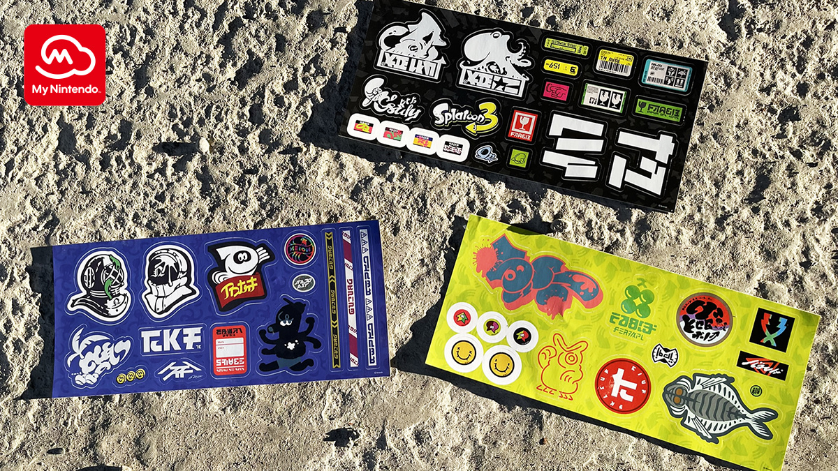 Splatoon™ 3: Graffiti Sticker Set - Nintendo Official Site